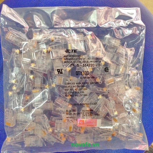 Đầu bấm, hạt mạng RJ45, kết nối RJ45 là gì?